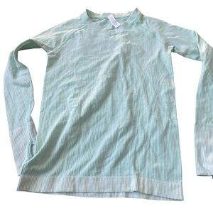 Ivivva Mint Green Ribbed Long Sleeve Top